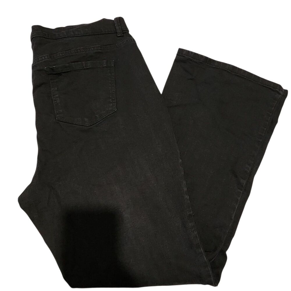 Gloria Vanderbilt Denim Jeans Size 20W Long Black Bootcut.